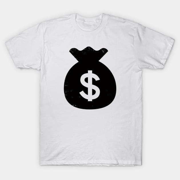 Money Bag T-Shirt by PsychicCat